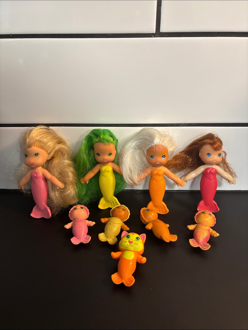 Vintage 80’s Kenner Sea Wees Mermaid Dolls Bundle